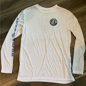 White Long Sleeve UVA protective shirt